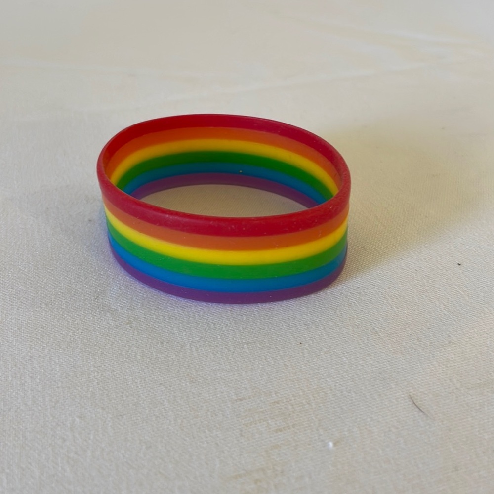 Rubber Pride bracelet